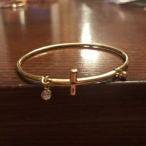 Gold Cross Bracelet